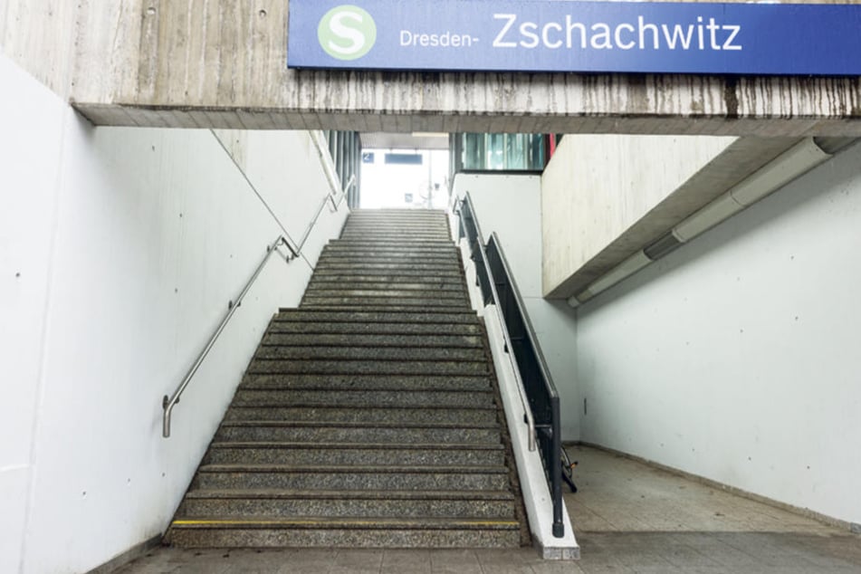 Am Dresdner S-Bahn-Haltepunkt Zschachwitz geschah die Tat am vergangenen
Freitagmorgen gegen 4.45 Uhr.