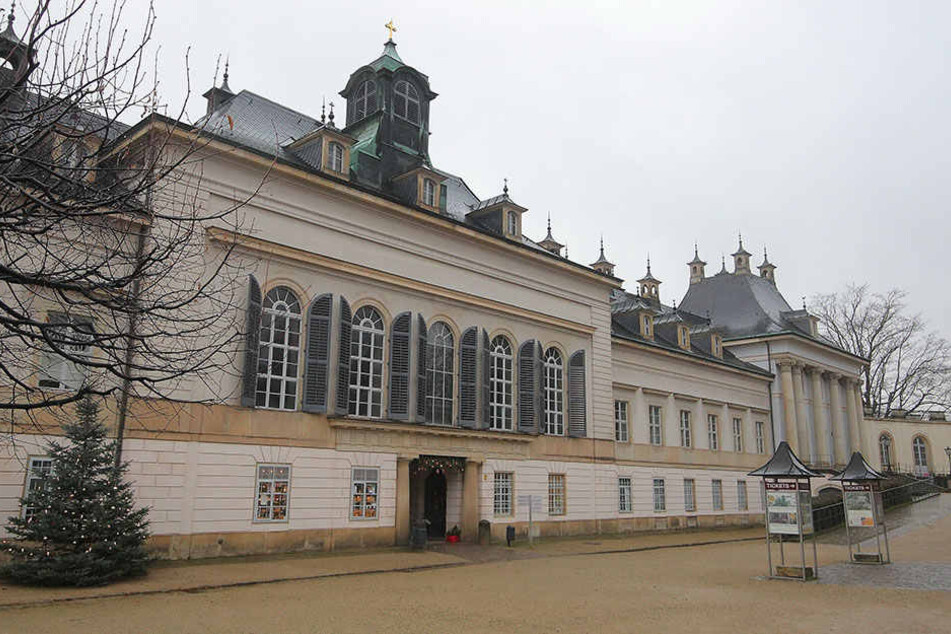 Im Schloss Pillnitz trieben sich Ganoven herum.