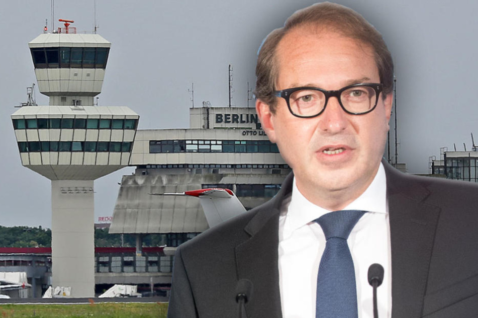 Der Bundesverkehrsminister fordert eine Prüfung zur Schließung des Flughafen Tegel.