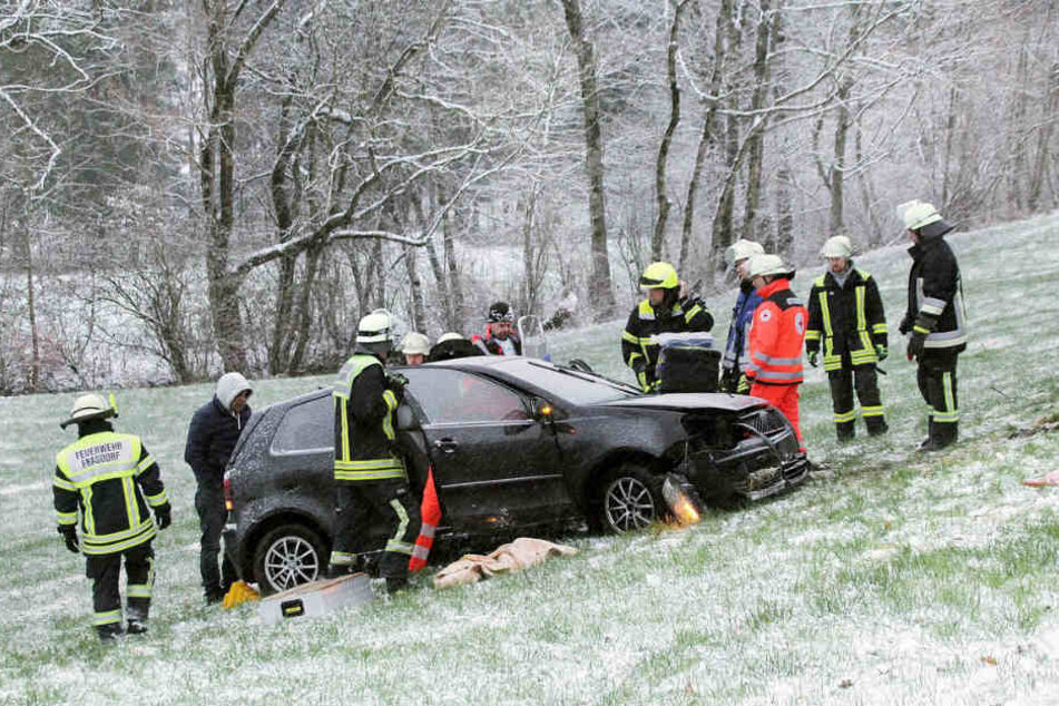 Witterungsbedingt kam es in Bayern zu zahlreichen Unfällen.