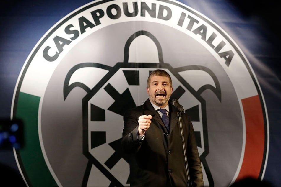 Simone Di Stefano, Vorsitzender der rechtsextremen Partei CasaPound Italia.