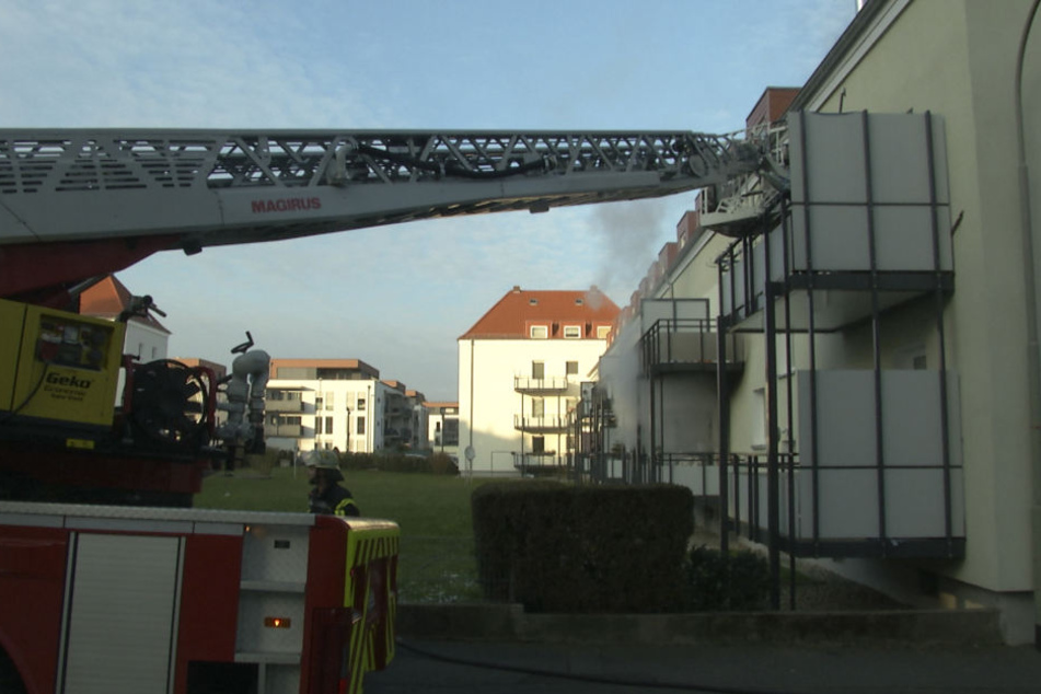 Die Wohnung im ersten Stock brannte komplett aus.