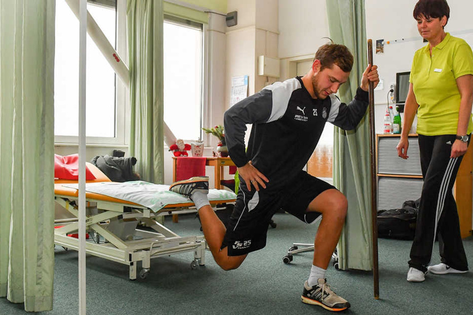 Robert Koch ackert in der Reha für sein Comeback, nun aber will der FSV den Ex-Dynamo nicht mehr.