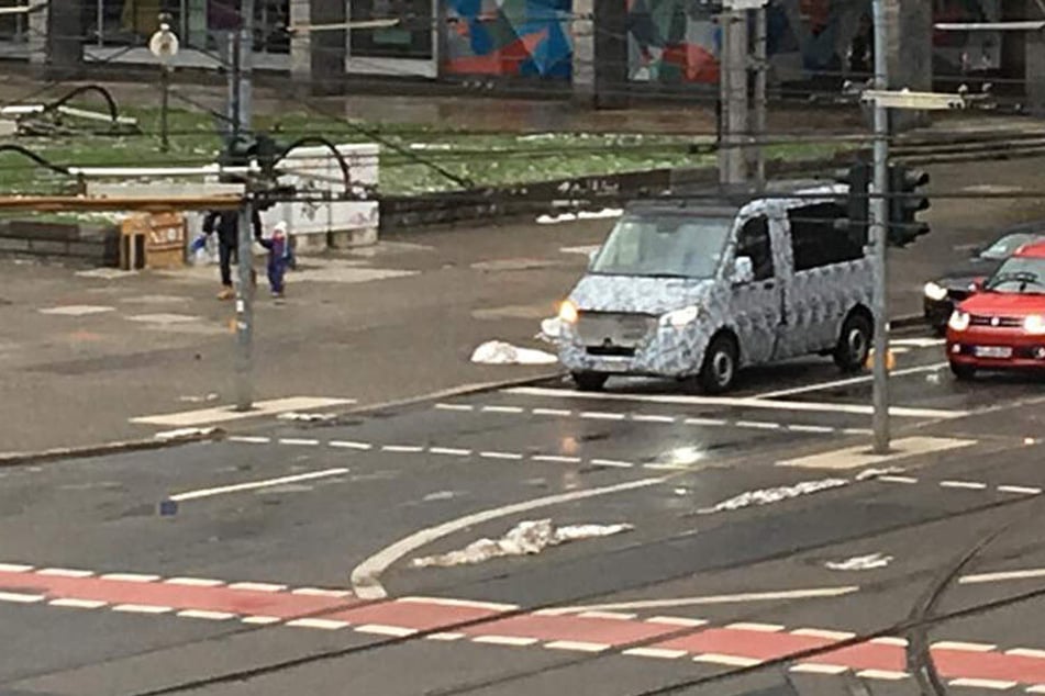 Ist hier ein Erlkönig mitten in Chemnitz unterwegs?