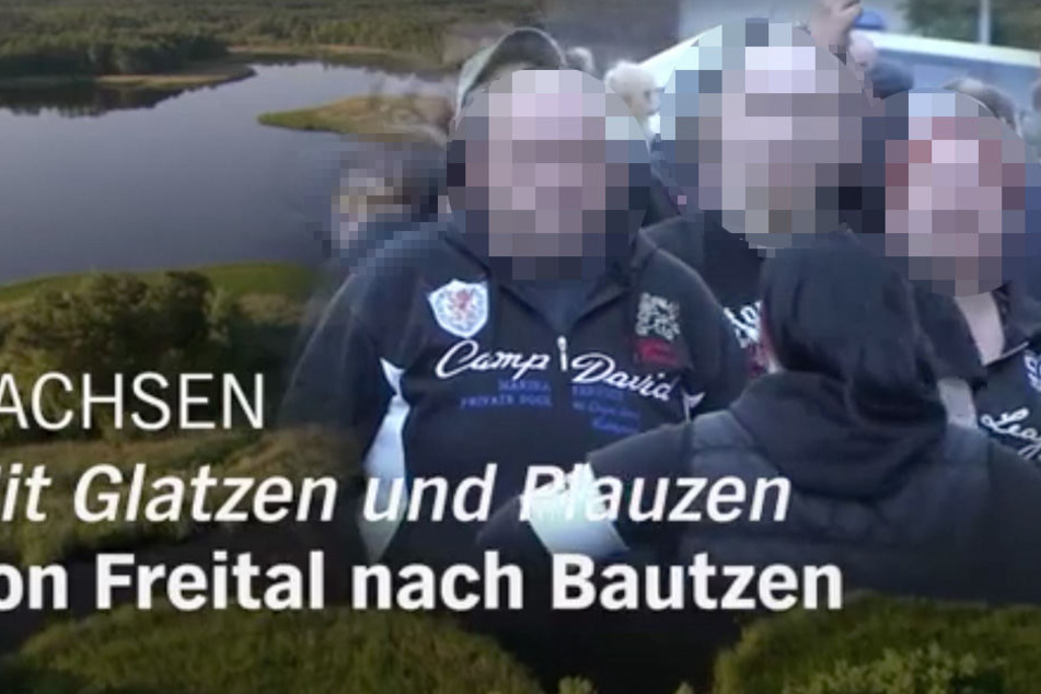 Der Film hat den Titel: "Sachsen. Mit Glatzen und Plauzen von Freital nach Bautzen."