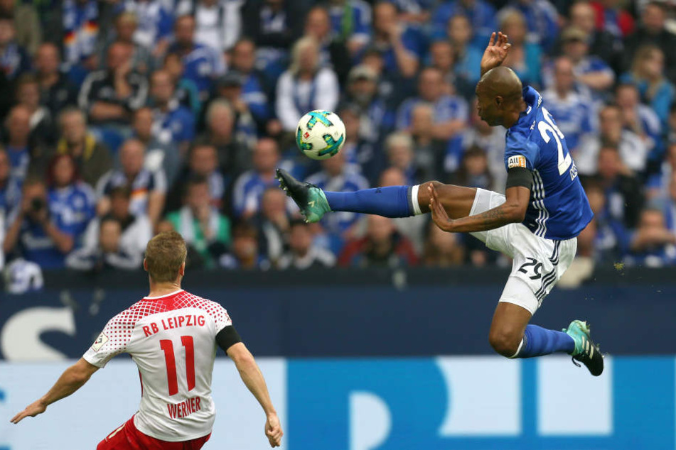 Hatte nicht nur wegen der konzentrierten Abwehrleistung der Heimmannschaft einen schweren Stand auf Schalke: Timo Werner .