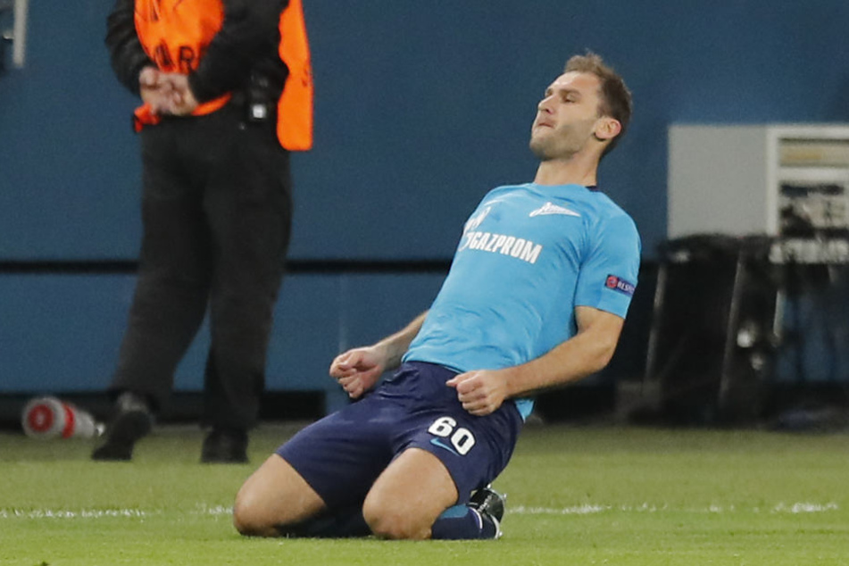 Einer der Stars im Team von Trainer Roberto Mancini: Innenverteidiger Branislav Ivanovic, der neuneinhalb Jahre für den FC Chelsea spielte.