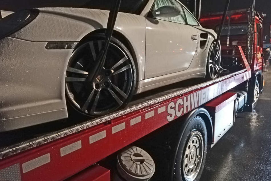 Dieser Porsche wurde aufgrund mehrerer Verstöße sichergestellt.