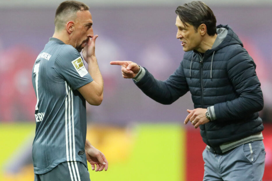 Niko Kovac (r.) konnte in dieser Saison noch auf Franck Ribéry (l.) zurückgreifen.