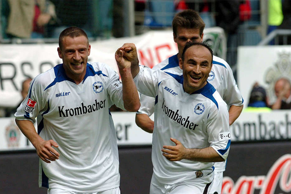 Sechs Jahre lang (2001-2007) lief Vata (r.) im Trikot der Blauen auf.