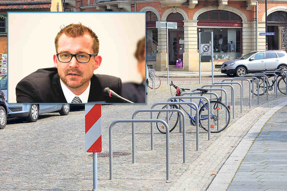 Raoul Schmidt-Lamontain (39, Grüne) - Um den Loschwitzer Weihnachtsmarkt zu retten, werden zumindest einige der Radbügel wieder weichen müssen.