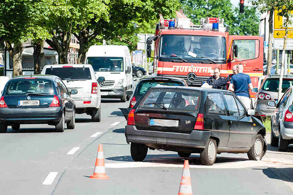 Eine ordentliche Alkoholfahne hatte die Unfallverursacherin.