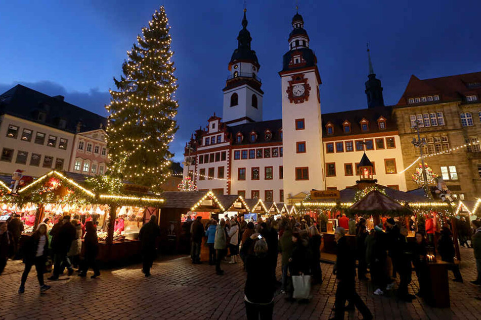 Der Chemnitzer Weihnachtsmarkt bewirbt sich diesmal nicht um den Titel.