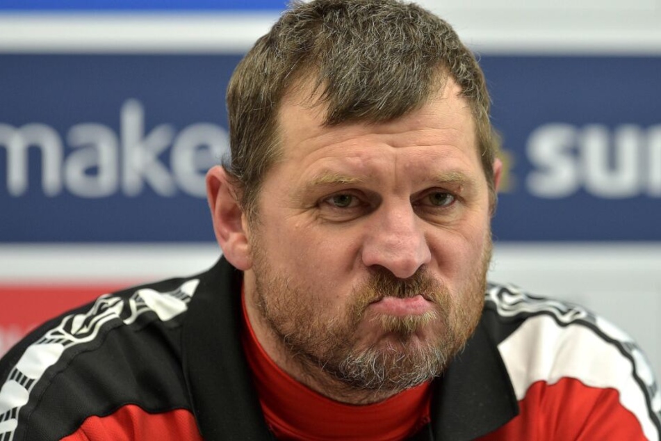 SCP-Coach Steffen Baumgart ärgert sich nach dem Spiel über verpasste Chancen.