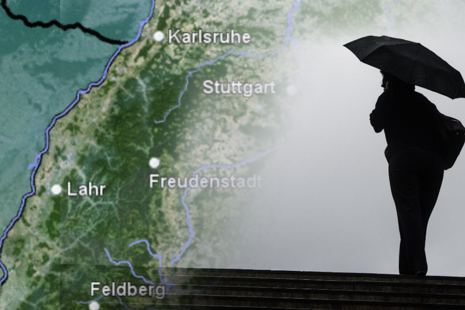 Wer heute den Schirm vergisst, kann eine nasse Überraschung erleben.
