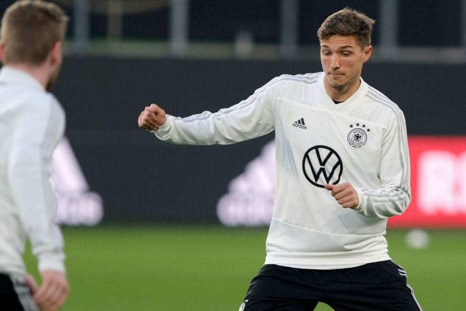 Niklas Stark beim Training der deutschen Nationalmannschaft.