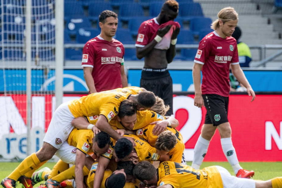 Dynamo konnte als bisher einzige Mannschaft der Liga in dieser Saison in Hannover einen Sieg bejubeln.