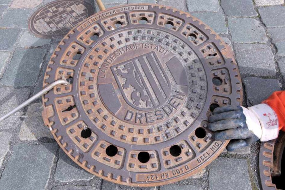 Die Landeshauptstadt Dresden gönnt sich ein Stadtwappen auf dem Gullydeckel. Bald auch Chemnitz?