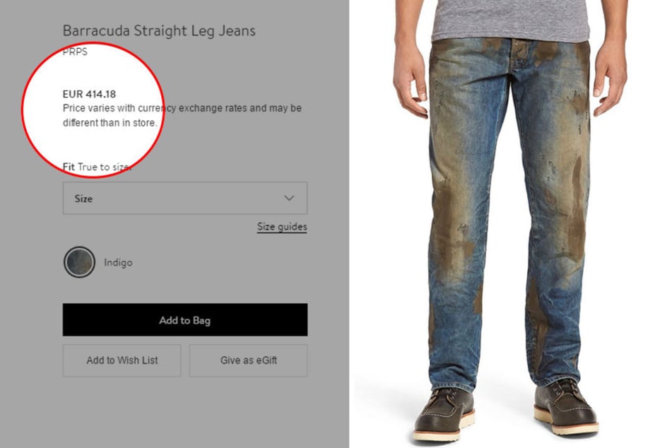 Im Ernst? Diese schlammige Hose soll über 400 Euro kosten.