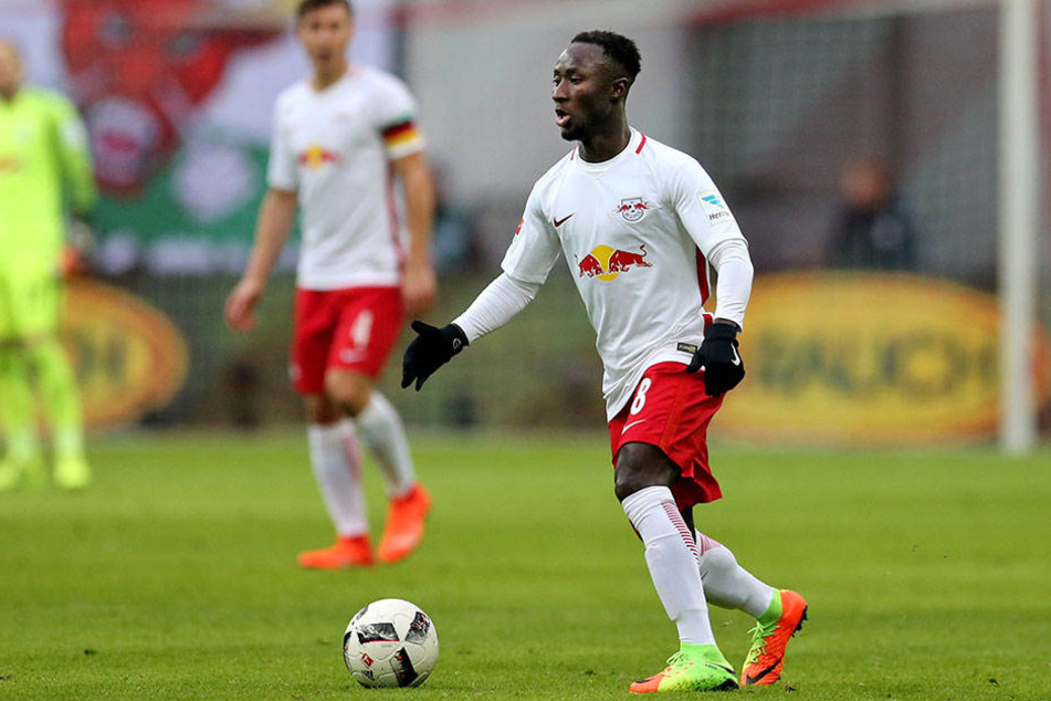Der FC Liverpool hat seit Wochen ein Auge auf RB Leipzig's Mittelfeldspieler Naby Keita (22) geworfen.