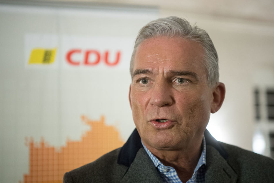 Der baden-württembergische Innenminister Thomas Strobl (CDU) während eines Pressestatements. (Archivbild)