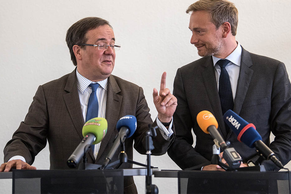 In vielen Punkten sind sich Armin Laschet (56, li.) von der CDU und Christian Lindner (38, re.) von der FDP schon einig.