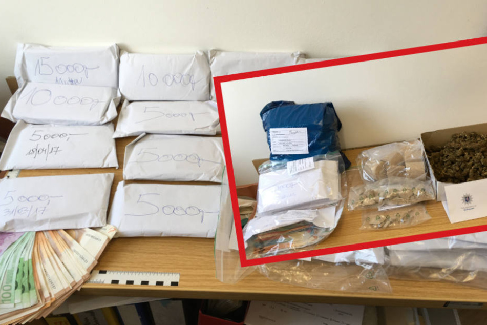 Bei er Wohnungsdurchsuchung kam einiges zu Tage.