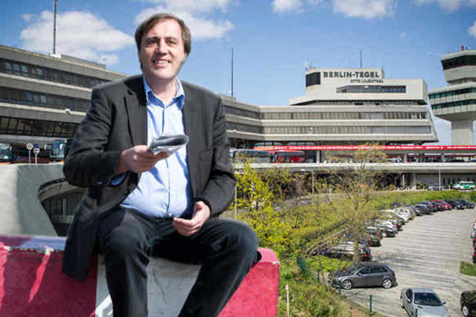 Tilmann Heuser und der BUND kämpfen mit der Kampagne gegen die Offenhaltung Tegels.