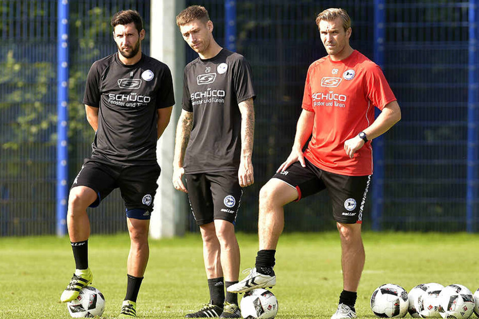 Carsten Rump (rechts) wird vorerst das Training leiten.