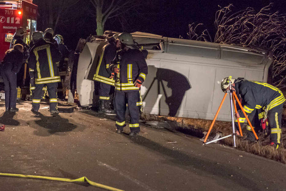 35 Minuten brauchten die Rettungskräfte zur Befreiung des Eingeklemmten.