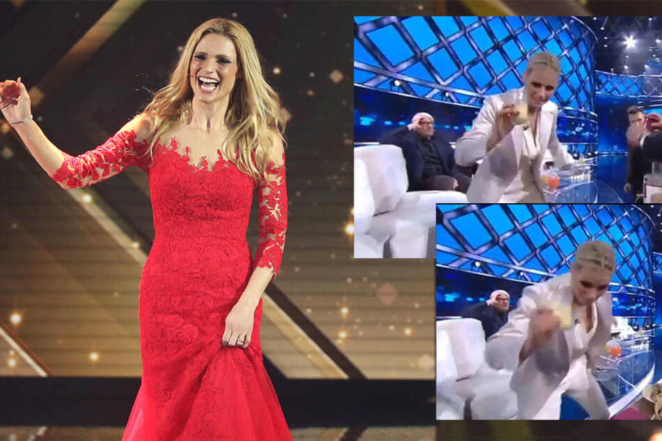 Fieser Sturz Bei Wetten Dass Hier Kommt Michelle Hunziker
