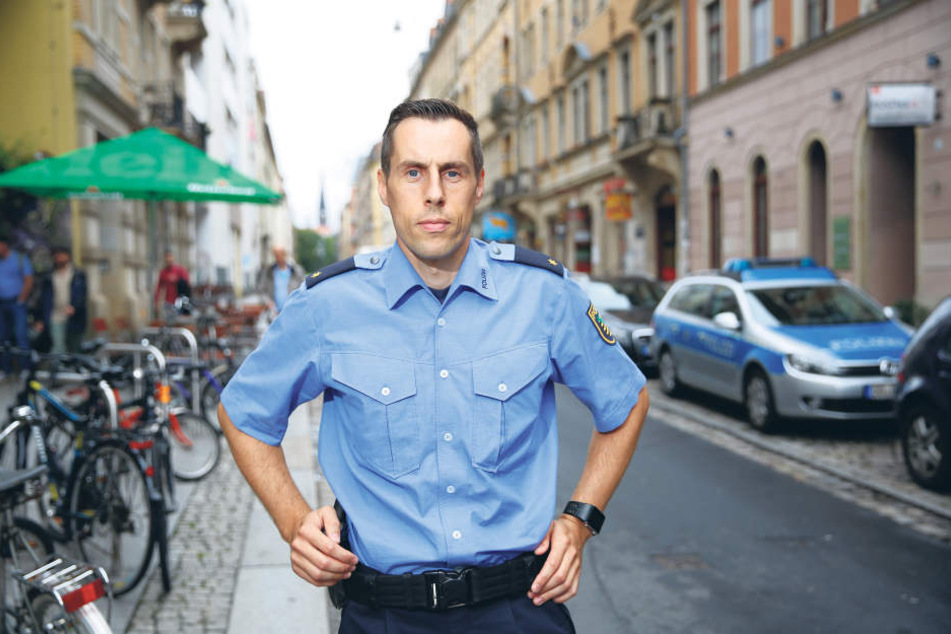 Matthias Imhofs (36) Revier ist die Dresdner Neustadt.