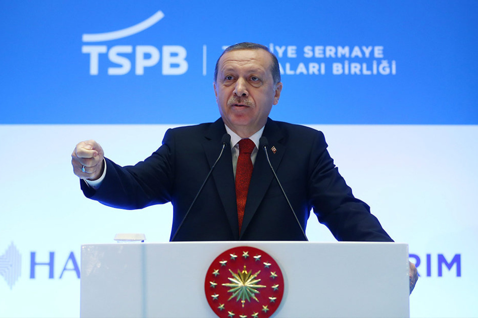 Der türkische Präsident Recep Tayyip Erdogan stand beim Landesparteitag der Linken in der Kritik.