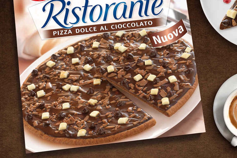 Ab April gibt es die Schokoladen-Pizza für 2,69 Euro in den Läden in Deutschland.