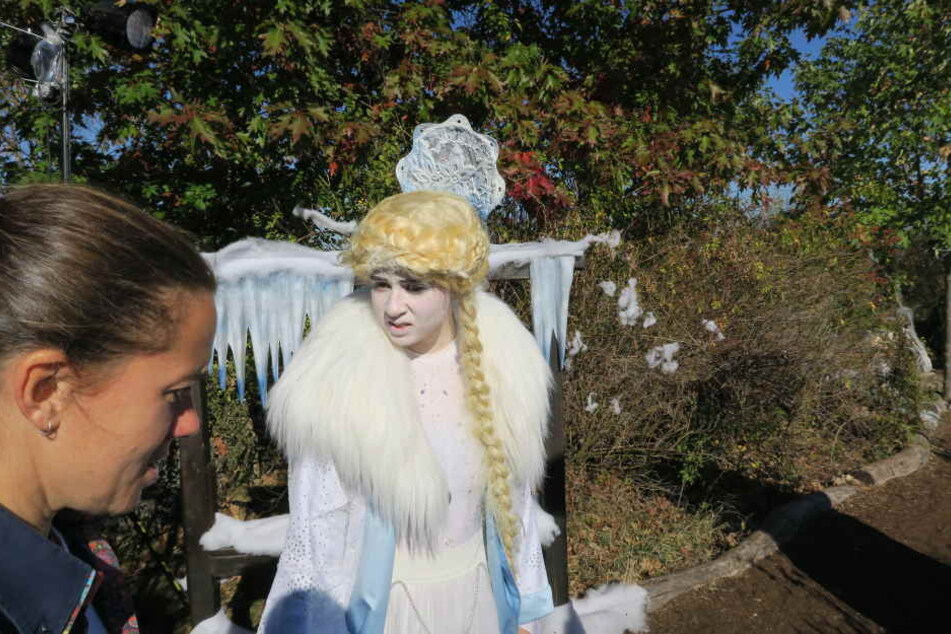 Im Märchen-Labyrinth treffen Kinder unter anderem auf die Schneekönigin.