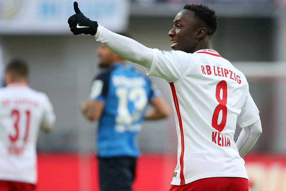 Punktegarant für RB: Naby Keita sammelte in 23 Spielen bereits 14 Scorerpunkte, beim 4:0 gegen Darmstadt traf er doppelt.