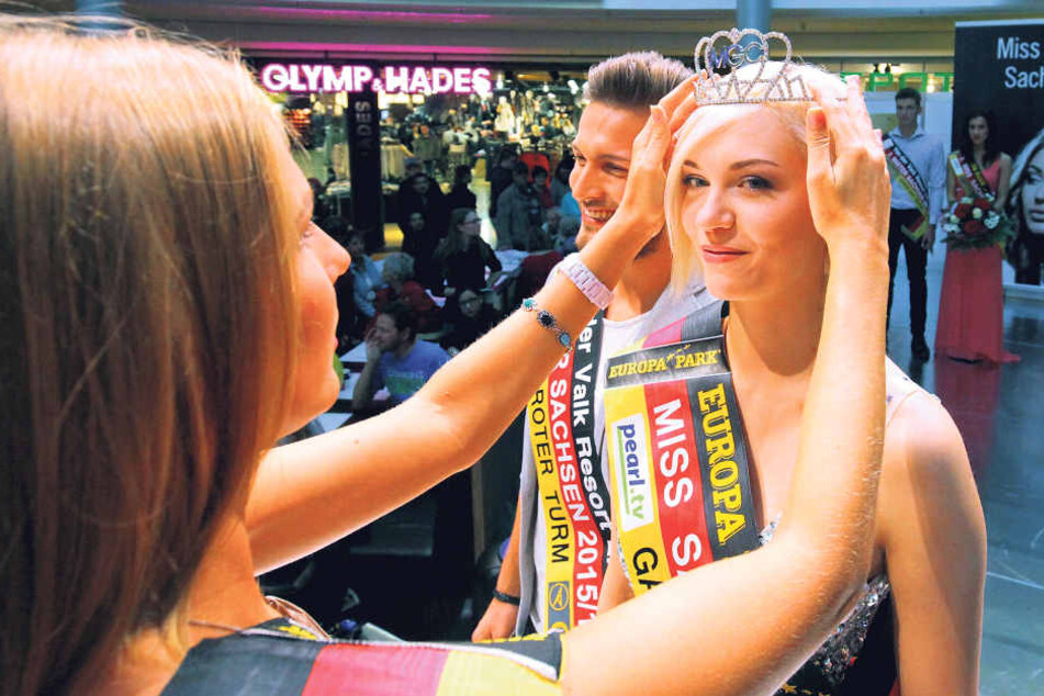 Farina Behm (23) durfte sich im vergangenen Jahr in der Galerie Roter Turm
zur „Miss Sachsen“ krönen lassen.