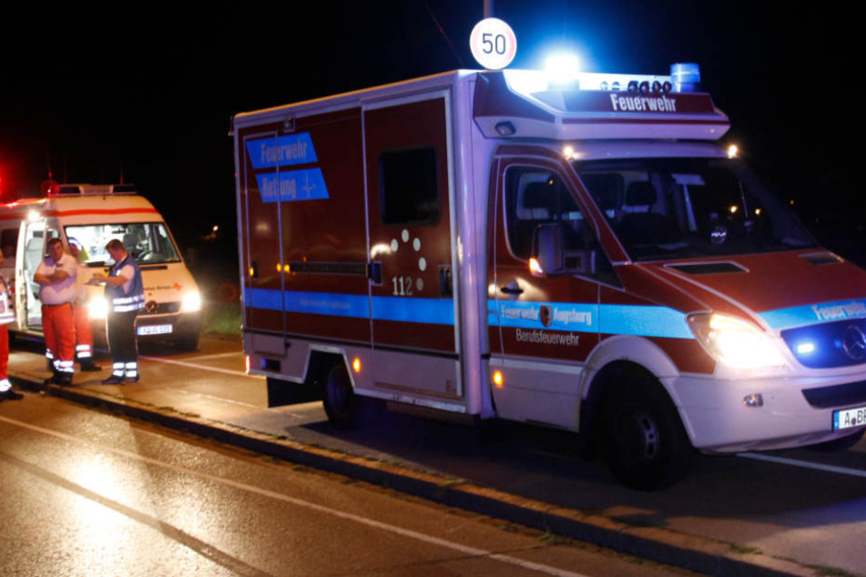 Die Feuerwehr musste in Augsburg mit einem Großaufgebot anrücken.