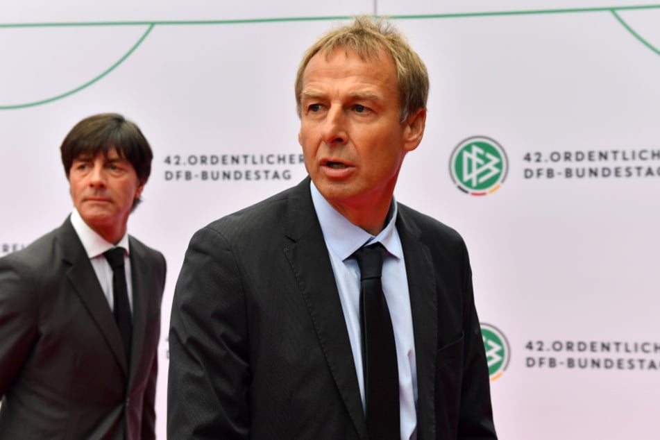Auch Bundestrainer Joachim Löw kam zur Verleihung des Preises an Jürgen Klinsmann.