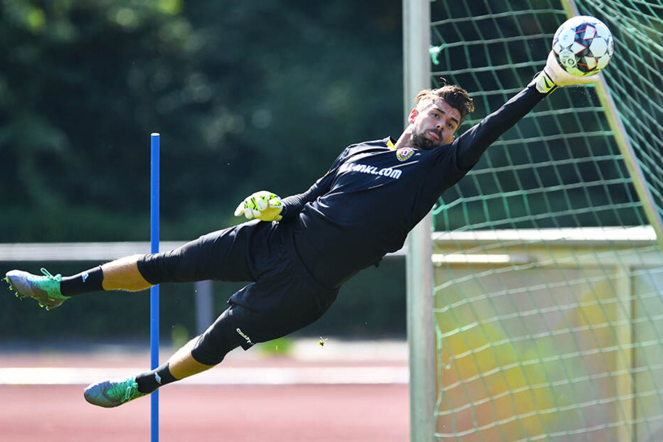 Keine Rotation! Patrick Wiegers wird am Sonntag wieder den Dynamo-Kasten hüten.