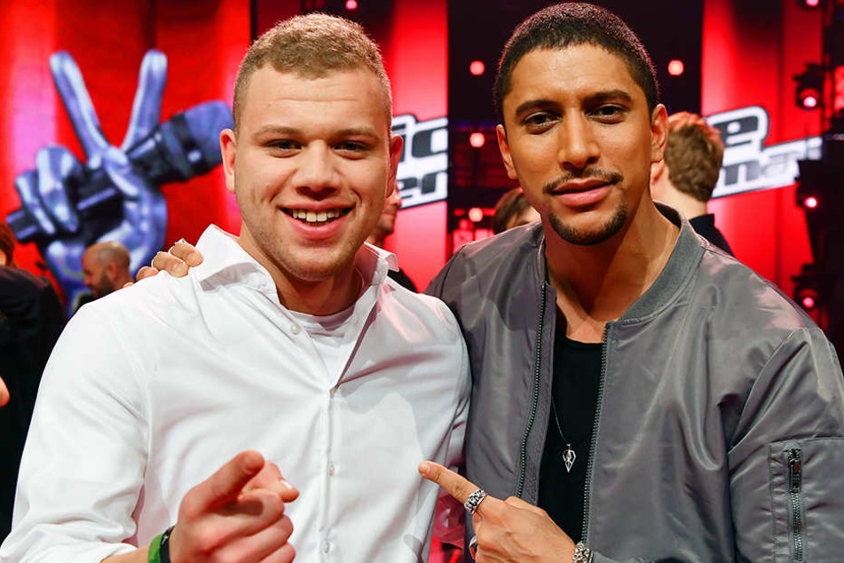 Andreas Bourani (rechts) coachte Tay die letzten Wochen.