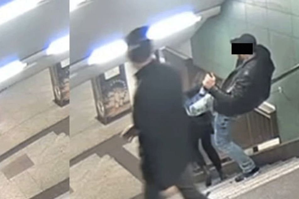 Mit einem Tritt in den Rücken wurde eine junge Frau am U-Bahnhof Hermannstraße die Treppe heruntergestoßen.