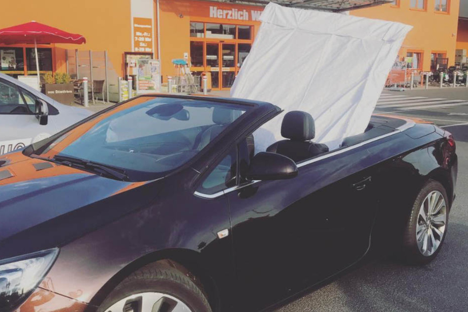 Da waren die Augen wohl wieder größer als der Wagen.