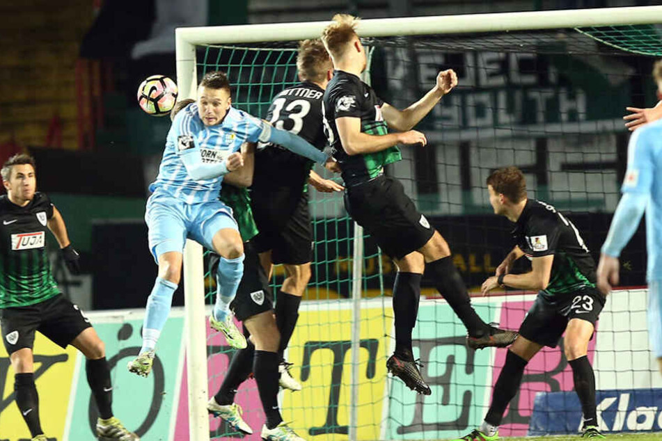 Stein des Anstoßes: Das Spiel gegen Preußen Münster.