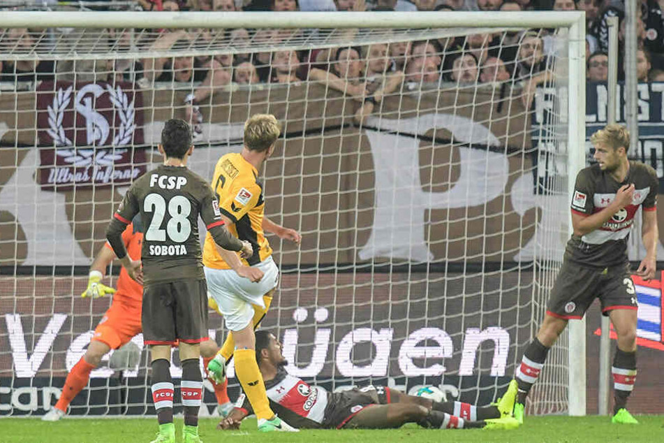 Im Stile eines Torjägers vollendete Marco Hartmann zum 1:1-Ausgleich.