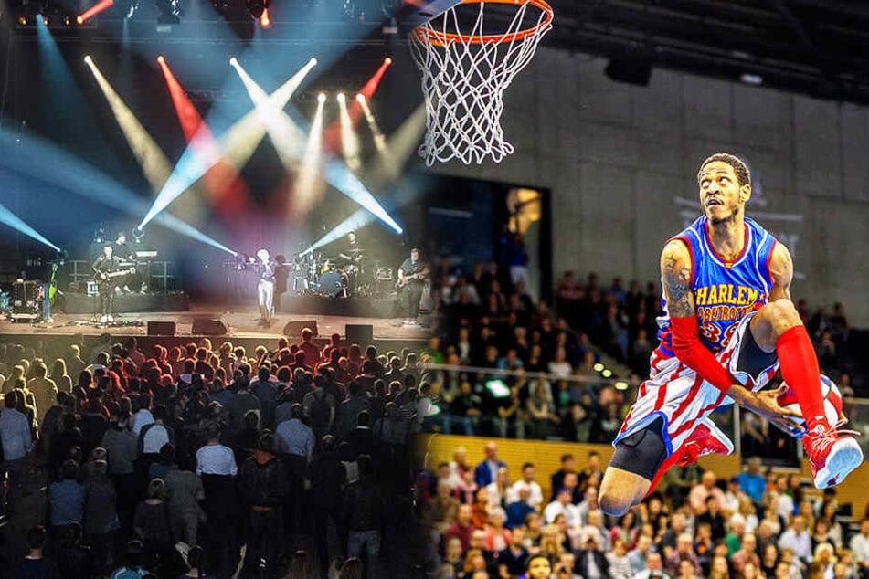 Nach Frida Gold am Sonnabend begeisterten die Harlem Globetrotters am Sonntag.