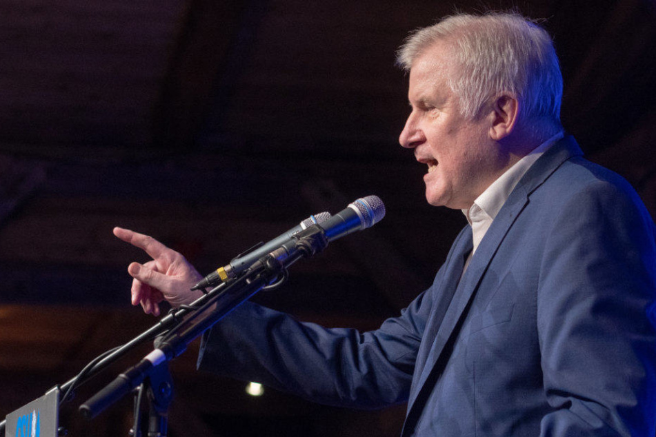 Horst Seehofer während seiner Bierzelt-Rede.