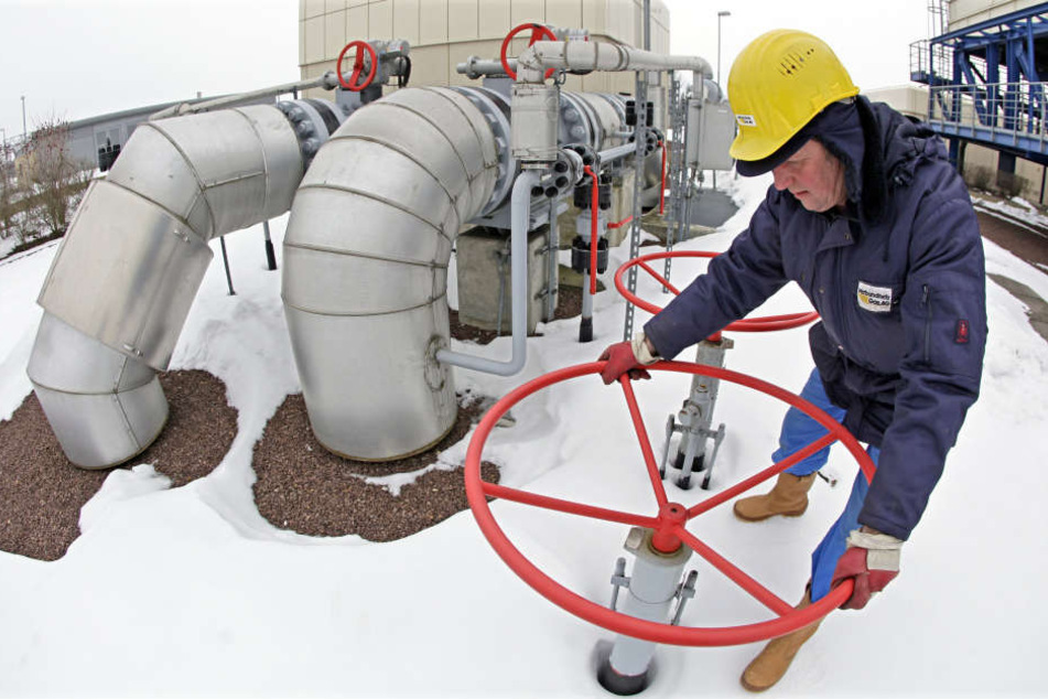 Arbeiten am unterirdischen Gasspeicher der VNG in Bad Lauchstädt. 2016 lief es für die VNG-Gruppe wieder besser.