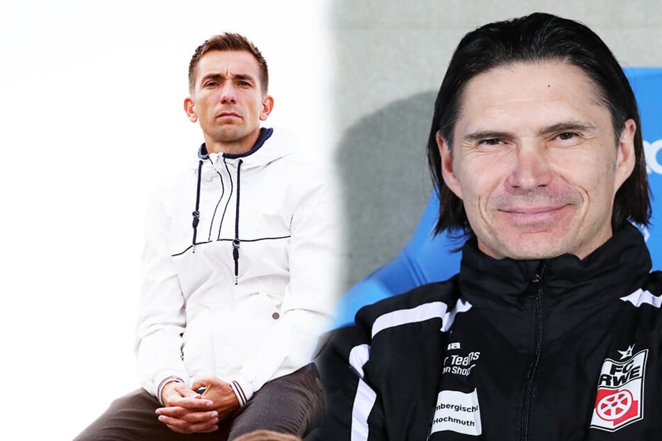 André Meyer (l.) hat das Nachsehen: Thomas Brdaric hat sich durchgesetzt und wird neuer Coach des Chemnitzer FC. (Bildmontage)
