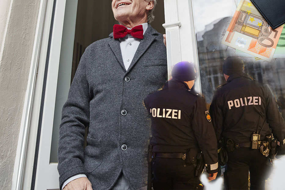 Als Polizeibeamte verkleidet verschafften sich Unbekannte den Zutritt zur Wohnung eines alten Ehepaares, klauten dort Bargeld im vierstelligen Bereich. (Symbolbild)